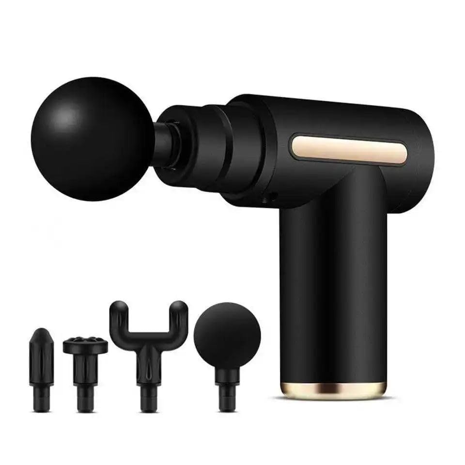 KIYO Ultragun Massage Gun For Full Body Relaxation|Deep Tissue Percussion Massager Machine For Muscle Relaxation|Battery Powered And Handheld For Neck, Shoulder, Back, Foot KIYO Ultragun Massage Gun For Full Body Relaxation|Deep Tissue Percussion Massager Machine For Muscle Relaxation|Battery Powered And Handheld For Neck, Shoulder, Back, Foot