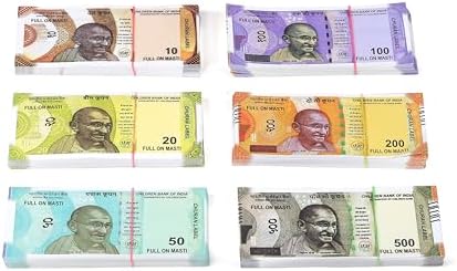 Buy Velinor 120-Piece Indian Rupee Play Currency Set for Kids ...