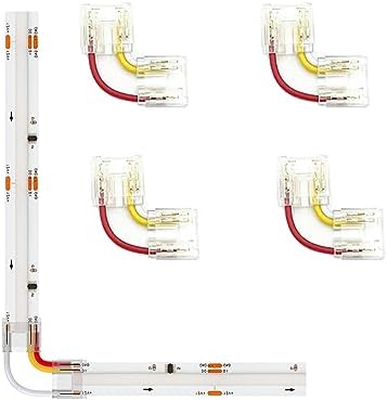 Connecteur De Bande LED Sans Soudure, 2 Broches, 3 Broches, 4 Broches, 5 Broches, Forme L, T, X