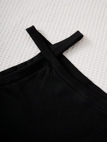 OYOANGLE Girl's 4 Pack Tank Tops Cute Heart Print Sleeveless Crop Top Ribbed Knit Summer Tops3