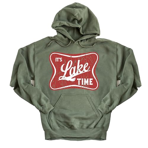 It's Lake Time Sweatshirt, Summer Lake Camper Life Hoodie, Likes Fishing Pullover Hoodie, Cool Hiking Camping Boating4
