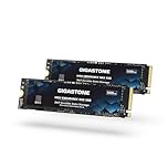 Gigastone Lot de 2 disques SSD M.2 NAS SSD 24h/24 et 7j/7 haute endurance pour stockage en réseau, centre de données d'entreprise, cloud personnel, PCIe 3.0 NVMe NAS, disque SSD interne