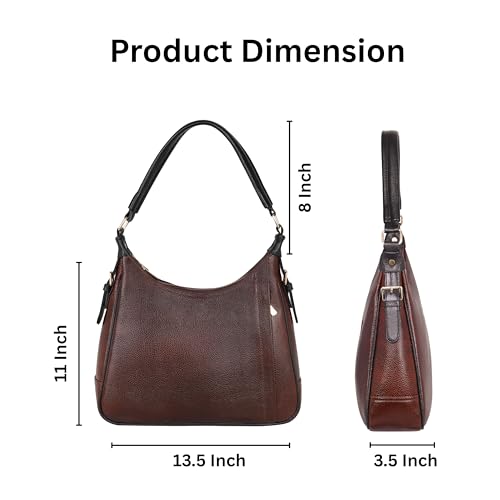 Image of Durable leather Hobo Bag for Women Branded Stylish Handbag