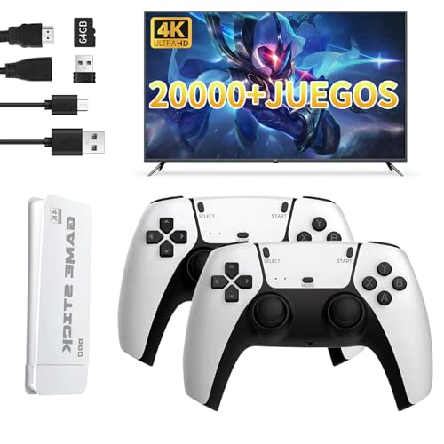 Retro Game Stick, Consola de Juegos Retro con Más de 20000 Juegos...