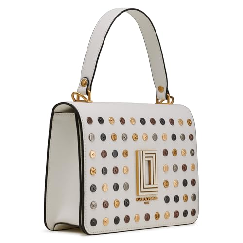 Image of KARL LAGERFELD Women's Simone Studded Satchel Crossbody