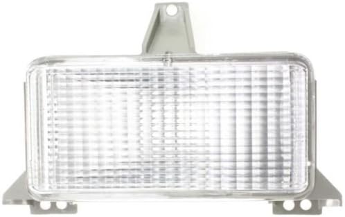 Left or Right Side Parking Light Corner Side Marker Park Lamp Clear Lens For Chevrolet Blazer 1987 1988 with Single Headlights - GM2520122