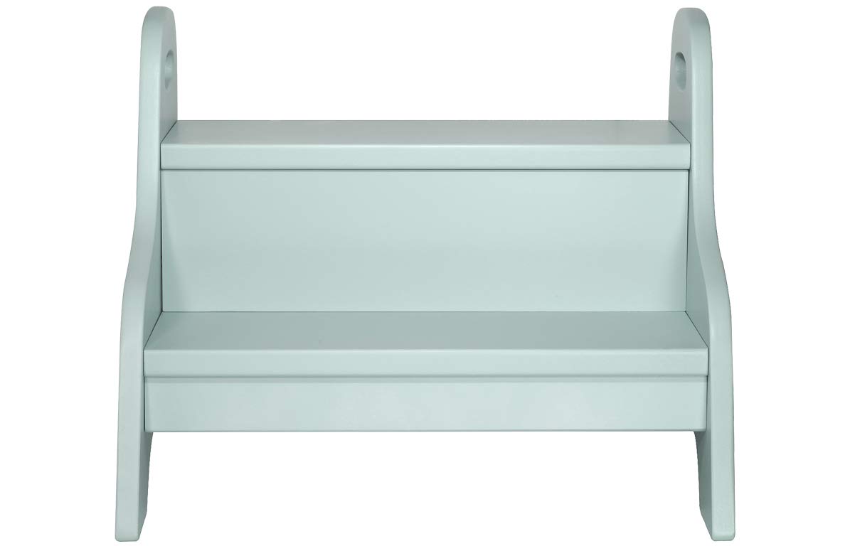 Kindsgut Scaletta in legno sgabello 2 gradini bambini acquamarina