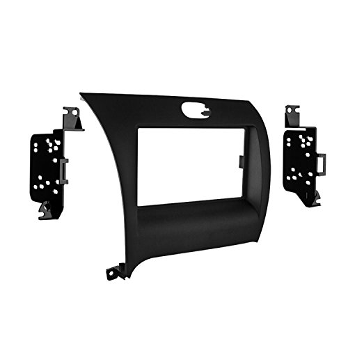 Image of Metra 95-7356B Double DIN Installation Dash Kit for Kia Forte 2014- (Black) & METRA Ltd 70-7304 Wiring Harness for Select 2010-Up Kia and Hyundai Vehicles