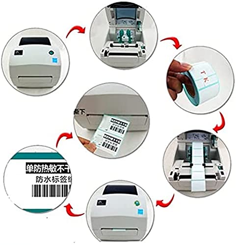 4 Rotoli 3200 pezzi etichette 40 mm x 30 mm