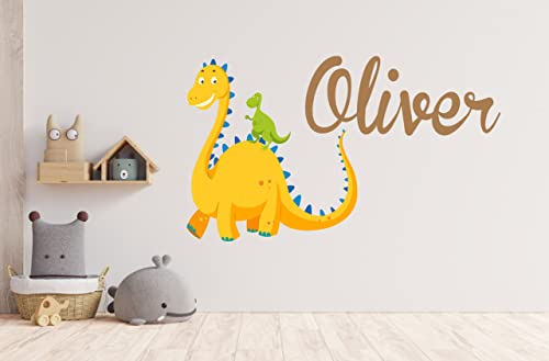 Vinilo Decorativo Dinosaurio Personalizable 20x11 in miniatura 2
