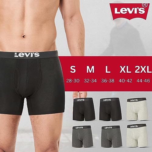 Levi's Mens Underwear 7 Pack Mens Boxer Briefs for Men Cotton Stretch