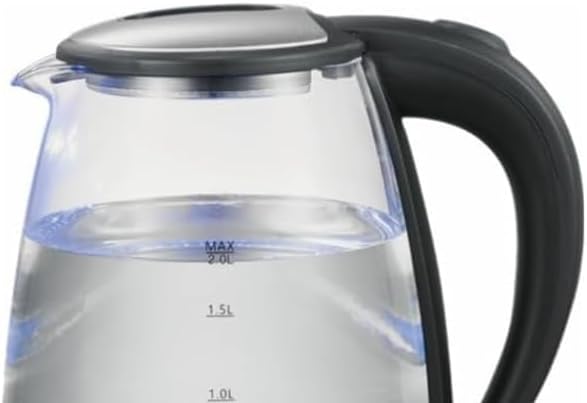 Electric Kettle with Glass Carafe for Tea and Coffee, BPA-Free, F...