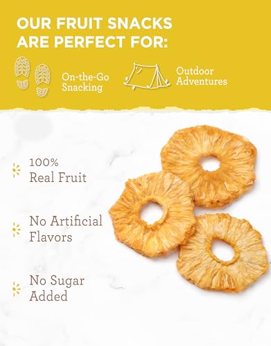 READYWISE - Simple Kitchen, Freeze-Dried Organic Pineapples, 1 pack, Vegetarian, Gluten Free, Organic, Snacks, Pineapple, Dried Fruit, Pre Workout, Healthy Snacks, Camping, Backpacking, Survival Food - Thumbnail 3