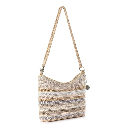 Image of The Sak Lumi Convertible Crossbody Purse - Women's Handbag for Everyday & Travel, 3-in-1 Small Crossbody in Crochet & Leather