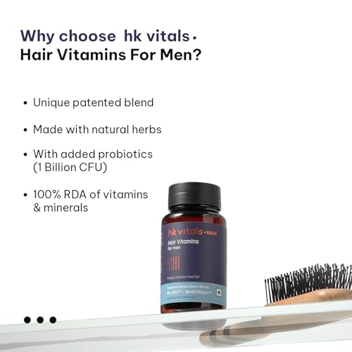 hk vitals Hair Multivitamin & DHT Blocker with Biotin (30 Tablets Each) Combo Pack | Helps Reduce Hair Fall & Stimulates Hair Growth