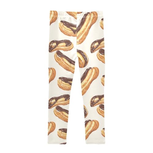 Mexican Dessert Girls Leggings,Workout Leggings for Girls Toddler Athletic Legging Size for 3-10T2