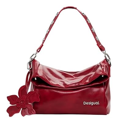 Desigual borsa a tracolla Reprise Red Valentine Loverty Shoulder Bag Carmine rosso