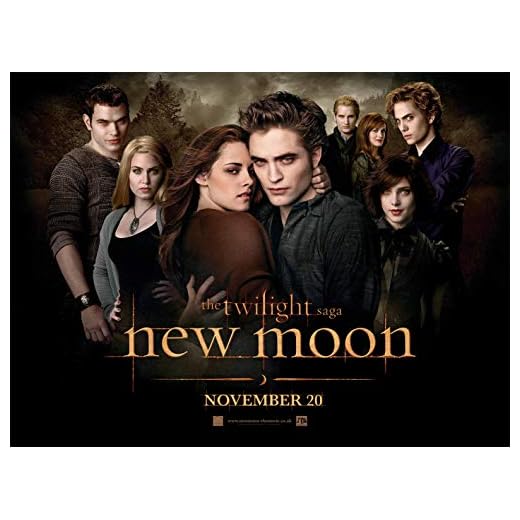 POSTER SAGA CREPÚSCULO LUNA NUEVA. 100X70CM.