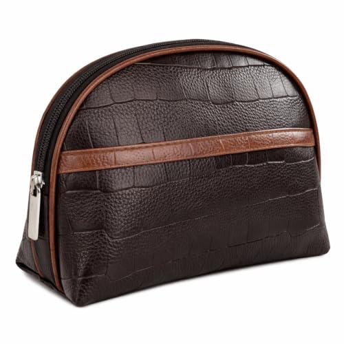Image of SNDIA PU Leather Toiletry Travel Bags for Women