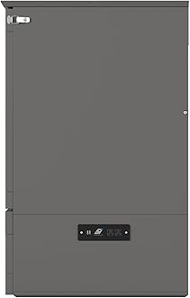 AFI, Southampton Murphy Bed Chest Full with 6" Mattress, Built-in USB Charger & Storage Drawer, Grey