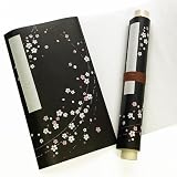 (Styleneo) 巻物 結婚式 スピーチ 長い 巻物 手紙 巻物帖245×1560mm (さくら黒)