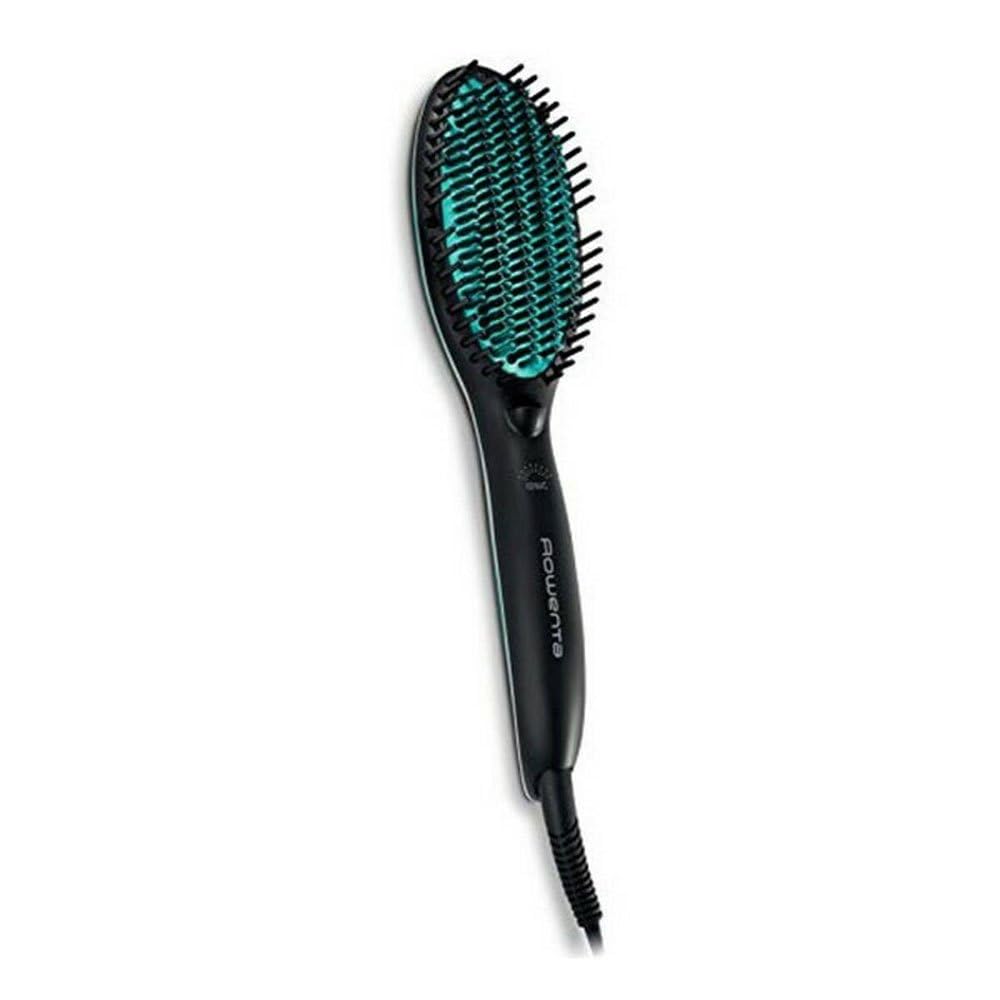 Rowenta Power Straight CF5820F0 Brosse lissante spéciale pour Cheveux très bouclés, avec générateur d'ions et température réglable jusqu'à 200 °C, Dents avec Grande Fixation à partir de la Racine
