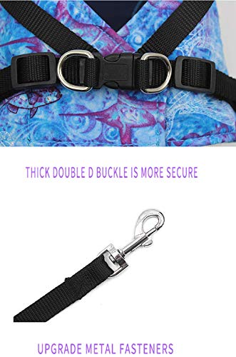 Cat Harness for Walking, Adjustable Vest Harnesses, Small Cats Soft Mesh Harness, Pet Kitten Traction Rope with &1 Metal Leash Ring - Image 5