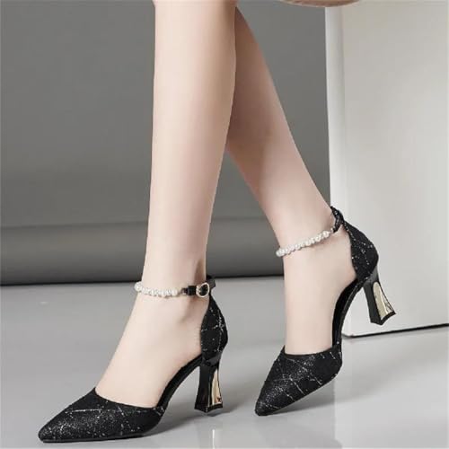 Women's Beaded Pointed high Heels Luxury Wedding Sandals2