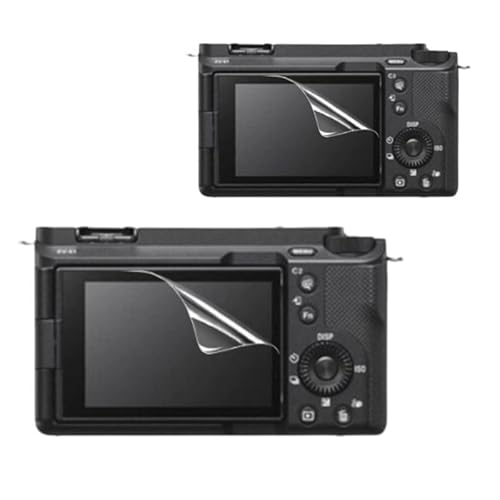 �J�����t���ی�t�B���� SONY ZV-E10II/ZV-E1�p, �t���v���e�N�^�[�C�A���`�O���A PET�i�ᔽ�ˁE�w��h�~�j �ی�t�B����,�_���i�m�S�\���Z�p�A�ʕӉ��H�A�C�A�Ȃ��y 2�� �z�Z�b�g (ZV-E10II/ZV-E1�p, �ᔽ��PET �ی�t