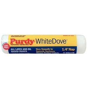 Purdy 144662091 White Dove High Density Woven 1/4″ Nap Cover, 9 inch