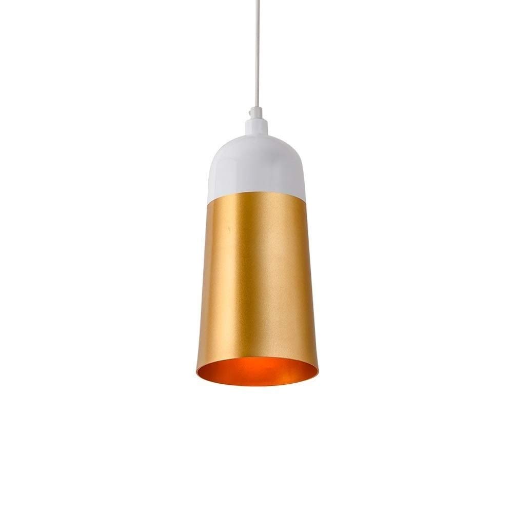 Chandelier moderne E27 à suspension créative et structure blanche durable