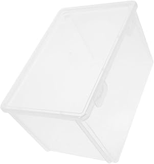 TEHAUX Food-grade Bread Storage Box for Kitchen Countertop Transparent Toast Holder with Plastic Material Fridge Organizer for Home Bakery Shop Use