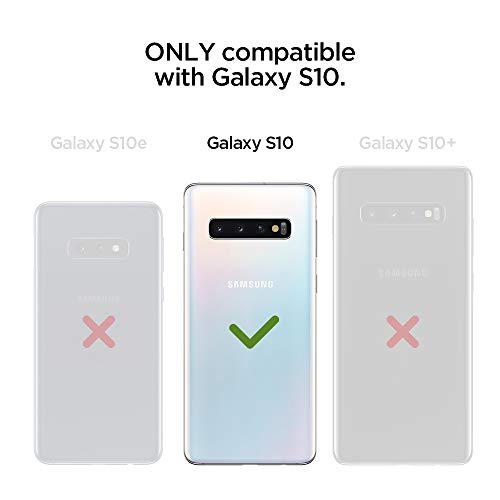 Image of Spigen Tough Armor Back Cover Case for Samsung Galaxy S10 (TPU + Poly Carbonate | Graphite Gray)