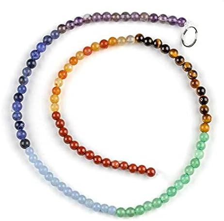 Cherry Blossom Beads Chakra 4mm Round Natural Gemstone Artisan Bead Strand - 15 inch Strand 4mm Chakra 15 Inch