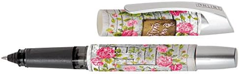 Set Two in One Campus Romantic Rose with ink cartridge rollerball and fountain pen