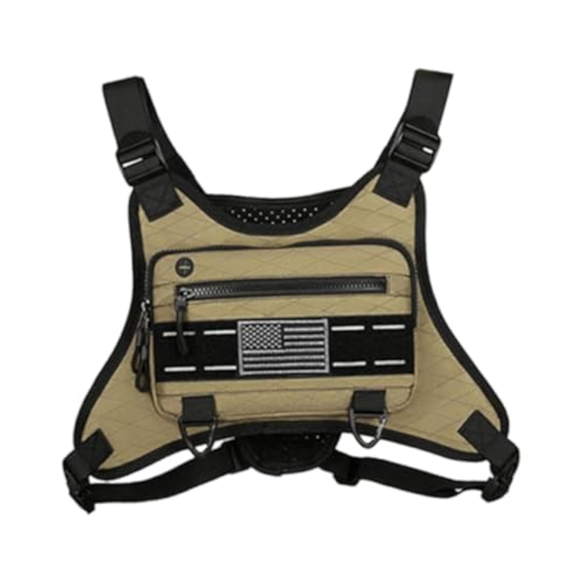 Outdoor Sports Chest Bag with Smooth Zipper