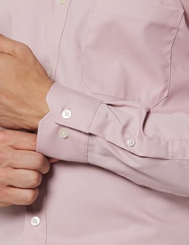 Image of Louis Philippe Men's Regular Fit Easy to Iron Everyday wear Premium Cotton Full Sleeve Solid Formal Shirt