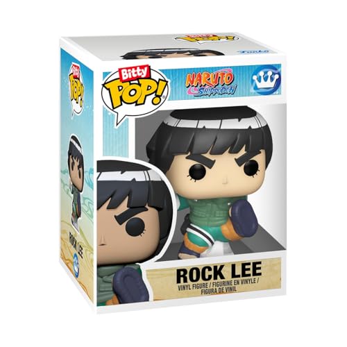 Image of Funko Pop! Bitty Display: Naruto - Hidden Leaf Display Shelf - Rock Lee & Naruto (Sage Mode) - Gift Idea - Official Merchandise - for Kids & Adults - Anime Fans - Arrange Total of 18 Bitty Characters