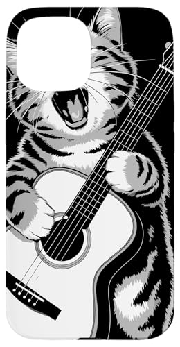 L M^[  y AR[XeBbN  [A Cat Playing Guitar X}zP[X iPhone 15 p