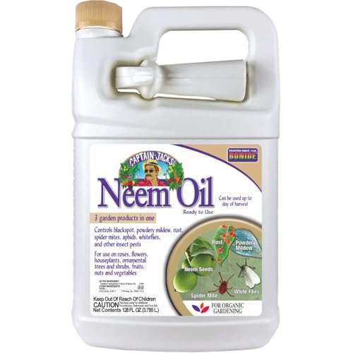 Bonide Captain Jack's Neem Oil, 128 oz Ready-to-Use, Multi-Purpose Fungicide, Insecticide and...