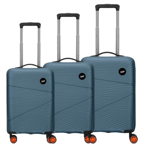 Image of Skybags Swirl Polypropylene Trolley Luggage Set of 3