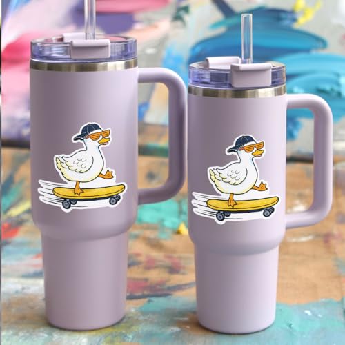 Calcomanías de ganso para monopatín que resisten el agua y personalizan tu casco 7