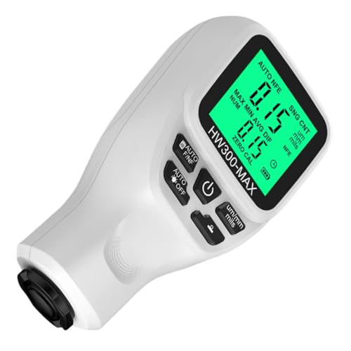 Medidor digital de grosor de pintura para automóviles con pantalla LCD retroiluminada