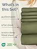 Extra Deep Queen Sheet Set - 6 Piece Breathable & Cooling Sheets - Hotel Luxury Bed Sheets Set - Easy & Secure Fit - Soft, Wrinkle Free & Comfy Sheets Set - Sage Green Sheet Set w/Extra Deep Pockets #1