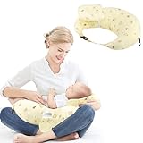 Kieyeeno - Cojín de lactancia para bebé y almohada de lactancia con cojín...
