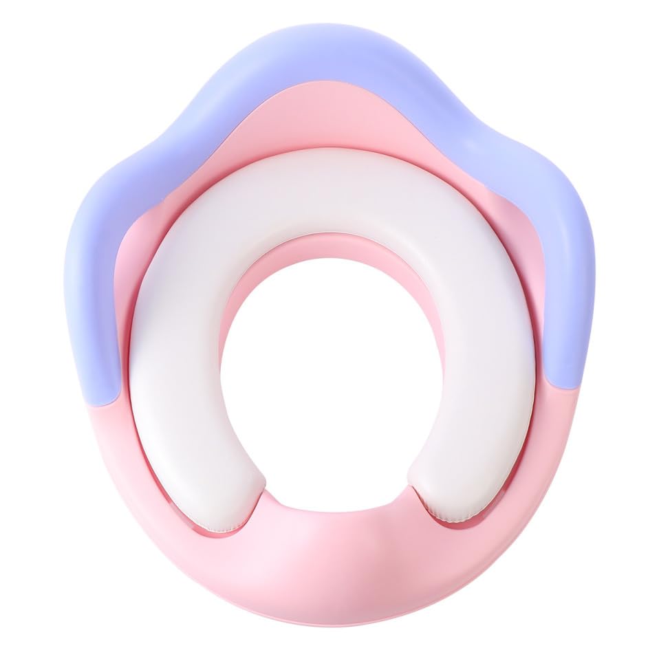Siège d'apprentissage propreté pour bébé rose pour rassurer votre enfant