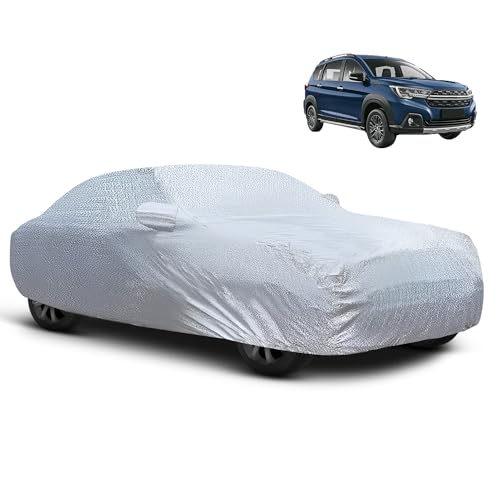Image of Autofy Car Cover Waterproof SilverShield for Maruti Suzuki XL6 [Year 2019 Onwards] - XL6 Car Cover Dust & UV Protection XL6 Car Body Cover with Mirror Pocket Soft Cotton Lining