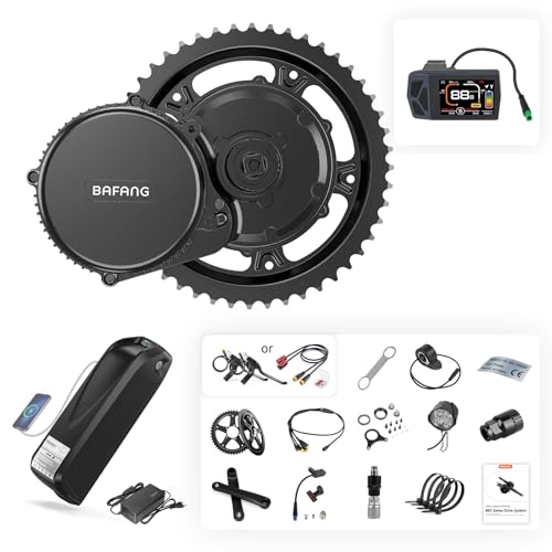 BAFANG 750W Mid Drive Kit with Battery,Upgraded BBS02B 48V Mid