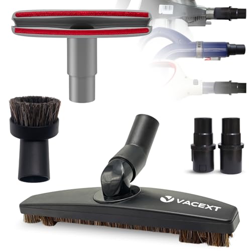 Image of Vacuum Attachments Compatible with Shark Navigator NV360 NV350 NV500, Rocket HV300 HV301 HV371 HV372 - Hard Floor Attachment, Soft Dust Brush & Upholstery Tool for Furniture Cleaning