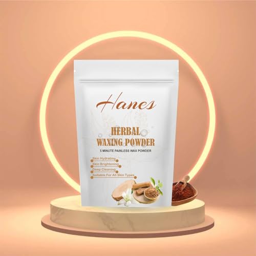 Image of Hanes Face Hair Removal for Women, Wax Powder for Hair Removal, Bikini Wax Powder for Women, Hair Removal Powder for Women, Herbal Wax Powder for Hair Removal (100gm Sandalwood))